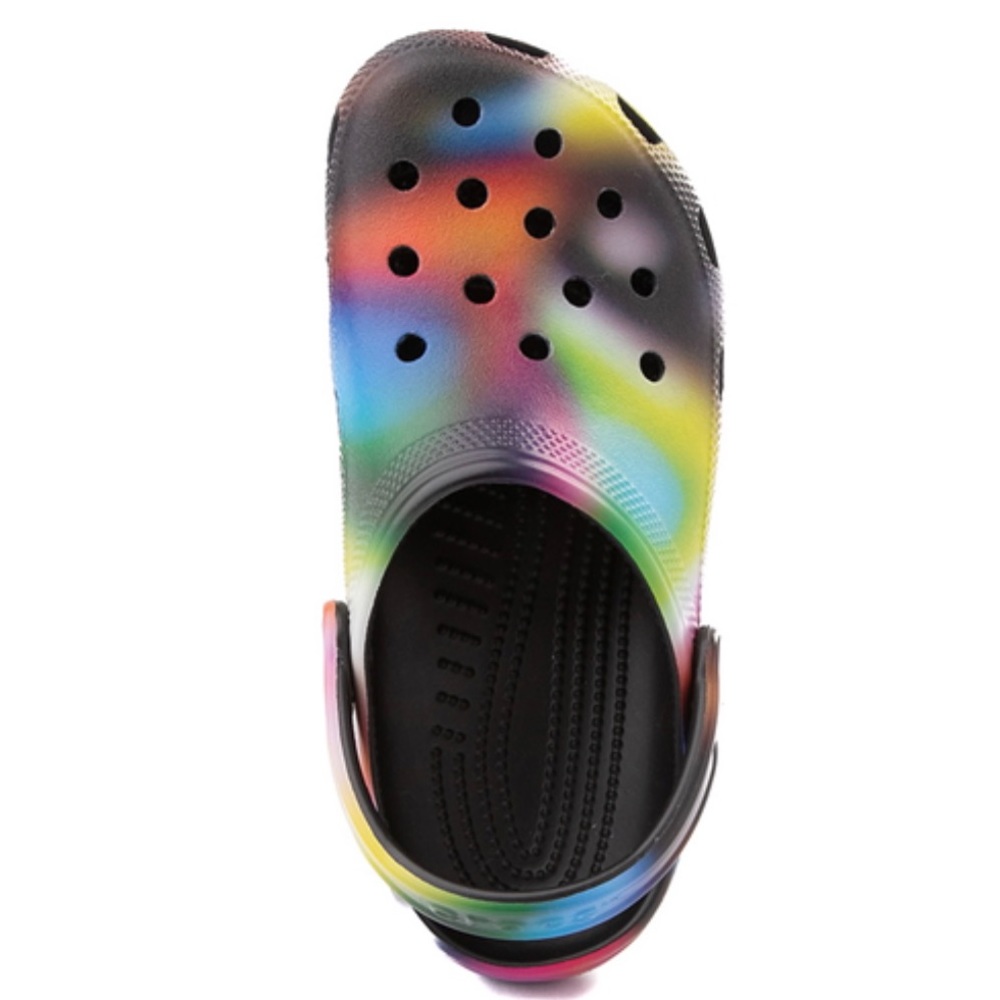 Crocs Classic Solarized Clogs - Black/Multicolored